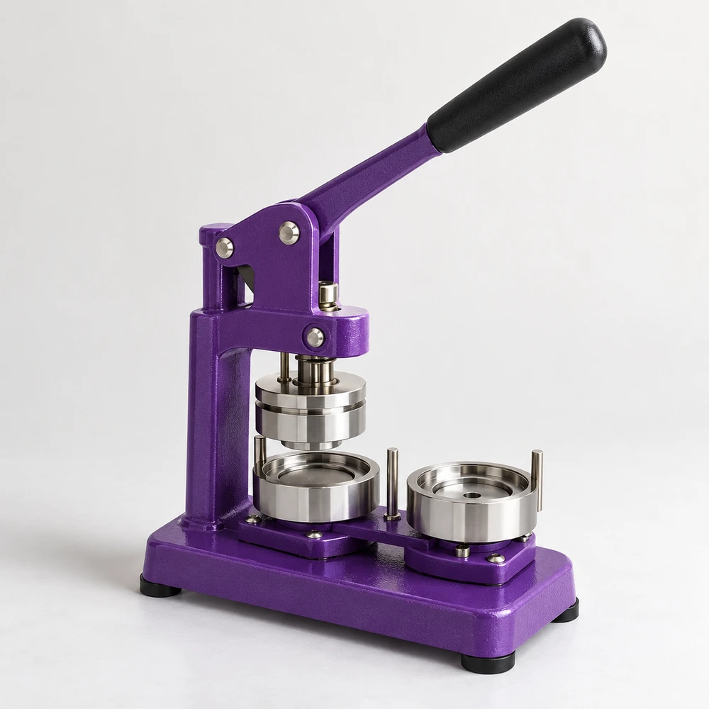 58 mm badge press
